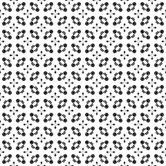 Fototapeta na wymiar Black and white seamless pattern texture. Greyscale ornamental graphic design. Mosaic ornaments. Pattern template. Vector illustration. EPS10.