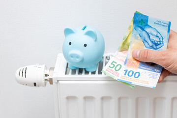 Prices for heating apartments in winter, Increase in energy prices in Switzerland, Heater and Swiss...