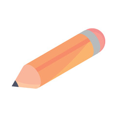 isometric school pencil