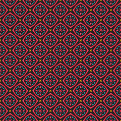 Multi color seamless pattern texture and template. Multicolored. Colorful ornamental graphic design. Colored mosaic ornaments. Vector illustration. EPS10.