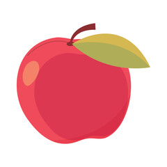 isometric apple fruit