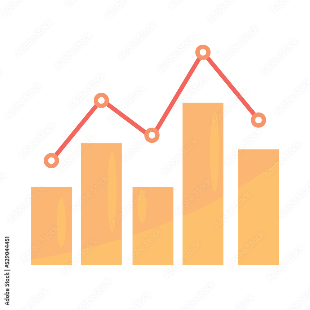 Poster money income chart financial