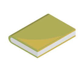 isometric school book