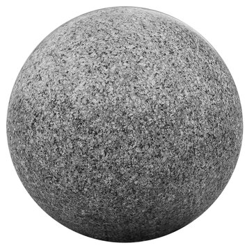 polished granite ball