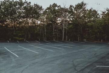 empty parking lot  © Jen
