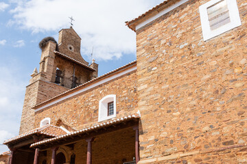 Fototapeta premium Castrillo de los Polvazares. Medieval town in Spain. Province of Leon, Castile and Leon