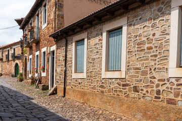 Fototapeta na wymiar Castrillo de los Polvazares. Medieval town in Spain. Province of Leon, Castile and Leon