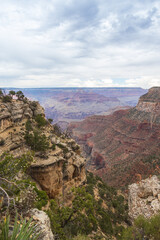 View from the South Rim at Grand Canyon National Park, Arizona, USA