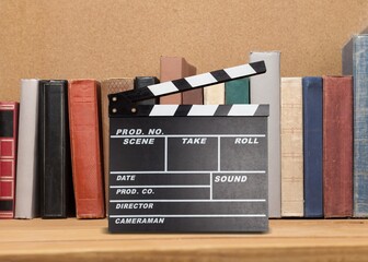 Books Made Into Movies , Scenario Concept on the desk