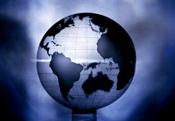 Fototapeta na wymiar Close-up of a globe