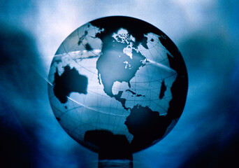 Fototapeta premium Close-up of a globe