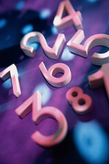 Close-up of numbers