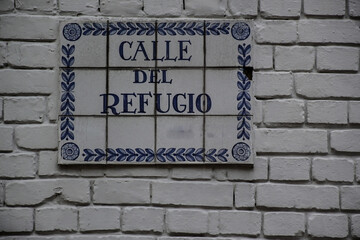 Fototapeta na wymiar calle del Refugio, bogota