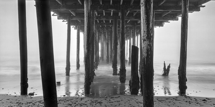 Under the Pier - Seacliff Beach, Aptos, California