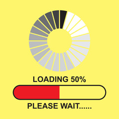 Loading, Streaming, Buffering, Play, Go. please wait