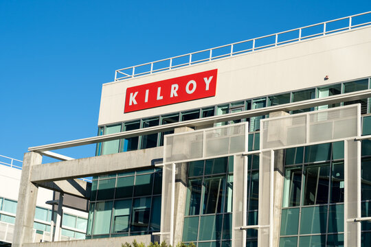  
Los Angeles, CA, USA - July 6, 2022: Kilroy Realty Corporation headquarters in Los Angeles, CA, USA. Kilroy Realty Corporation is a real estate investment trust.
