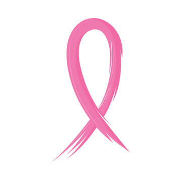 breast cancer painting ribbon