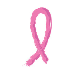 breast cancer, grunge ribbon