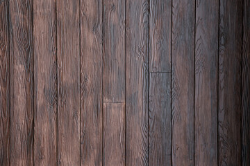 Brown wood texture background or old brown wood panel with natural wood pattern.