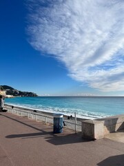 La plage de Nice