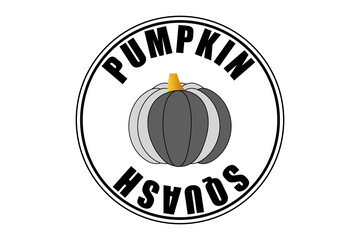 カボチャのスタンプ