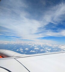 Fototapeta na wymiar Airplane Window 