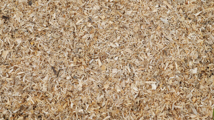 The texture of sawdust left after sawing wood.