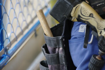 建築現場　大工