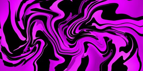 Obraz premium Abstract purple and black wavy background, purple abstract liquify background.