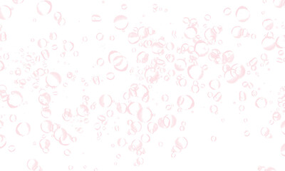 white background with light maroon water bubbles