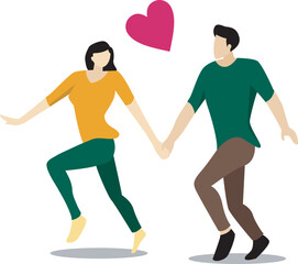 Silhouette Couple Make Love Vallentine