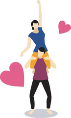 Silhouette Couple Make Love