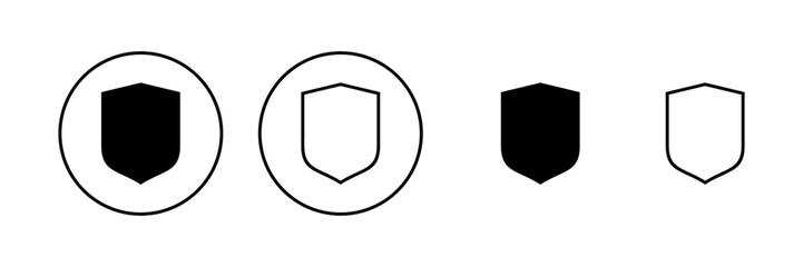 Shield icon vector. Protection icon. Security sign and symbol