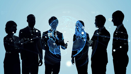 Global business concept. Worldwide business. Management strategy.