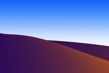 Line art with modern gradient background.
Blue range and brown abstract background with white.
Desert and sky wallpapers.
With copy space.