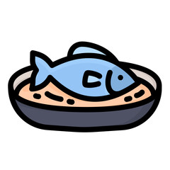 fried fish icon