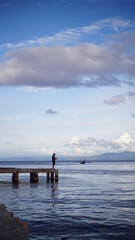 Fototapeta premium fishing in the sea