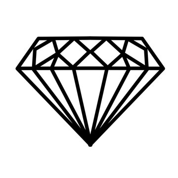 Diamond symbol vector 