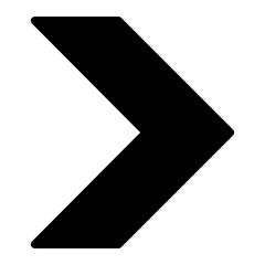 right arrow glyph icon