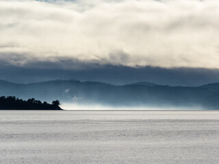 fog on the river