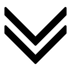 down arrow glyph icon