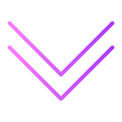 up arrow gradient icon