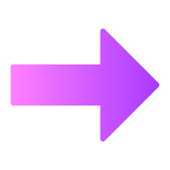 right arrow gradient icon