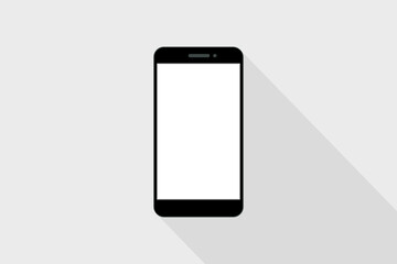 Smartphone icon vector. Cellphone screen mock up