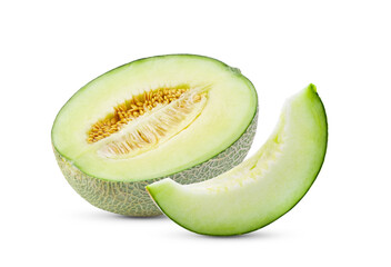 Fresh melon isolated  on transparent (png)