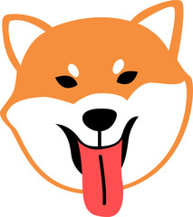 shiba inu illustration