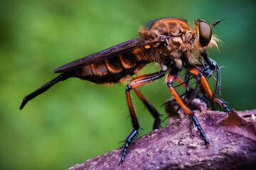 fly on leaf