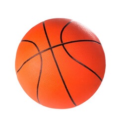 Fototapeta premium Ball for game in basketball of orange colour