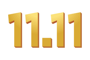 Obraz premium 11 11 shopping day special