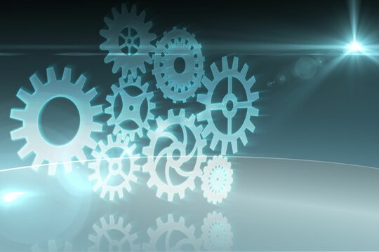Cogs and wheels graphic